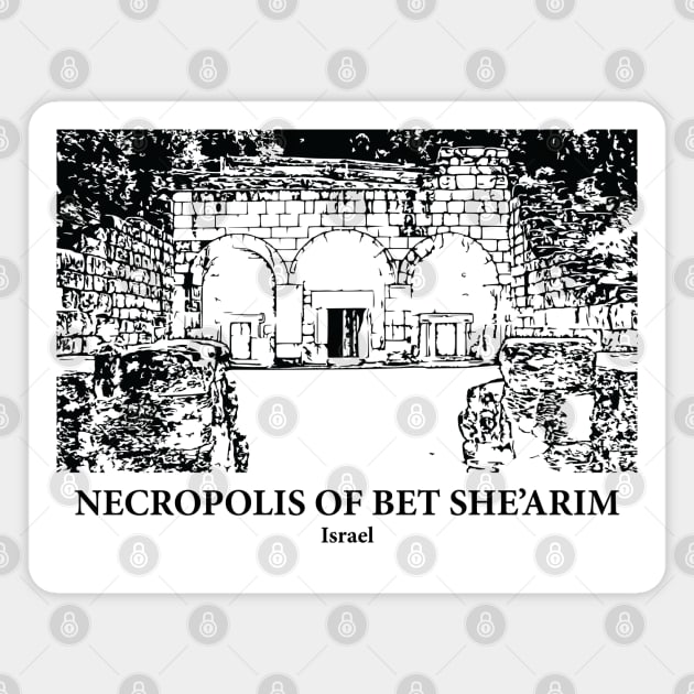 Necropolis of Bet She’arim - Israel Magnet by Lakeric